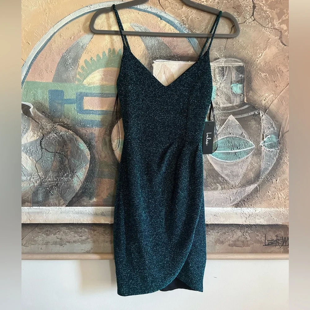 Lulus NWT metallic Mini dress - Picture 2 of 6